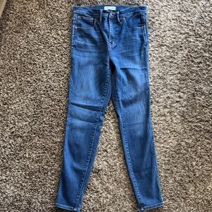 10" High-Rise Skinny Jeans in Danny Wash: TENCEL™ Denim Edition